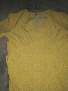 Yellow  Frock Size  (L )