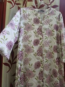 Floral Print Kurta