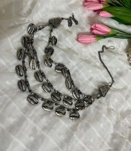 Two Sets Of Oxidised Necklaces