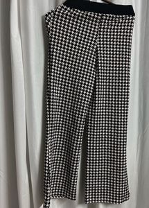 regular fit soft houndstootch top and trouser