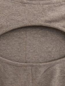 StalkBuyLove Grey Turtle Neck Crop