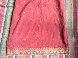 Elegant Pink Floral Kurta