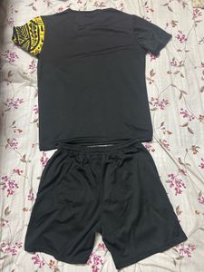 Black &amp; Gold T-Shirt &amp; Shorts Set