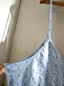 Blue Polka Dot Cami