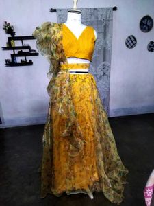 Floral Lehenga Choli Set