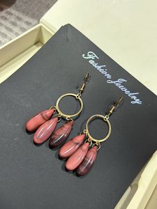 Gold Pastel Peach Beads Hangings