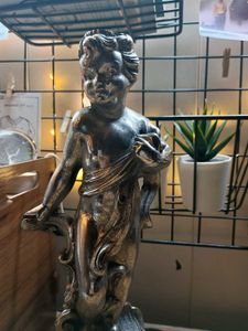 Vintage Brass Rococo Style Ornate Table Lamp