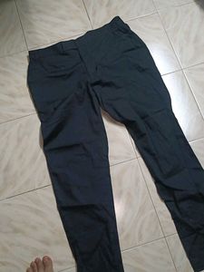 Cotton Black Pants
