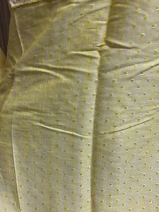 Yellow Embroidered Kurti