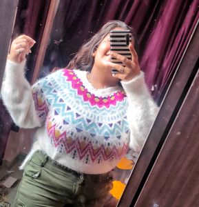 Colorful Patterned Sweater