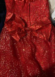Red gown