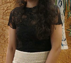 Black Lace Top