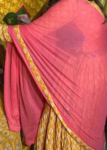 Bandhani Printed Lehanga With Dupatta