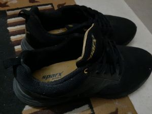 Sparx Black Shoes