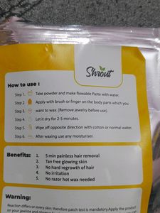 Turmeric Facial Wax