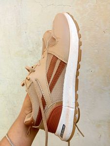 WALKLINE Gracy 04 Beige Tan Training &amp; Gym Shoes F