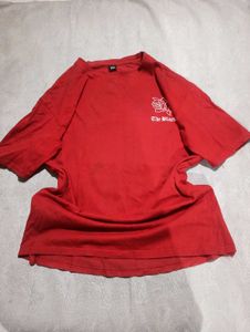 Red T-shirt For Men/women