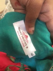 9-12 month girl frock and choli