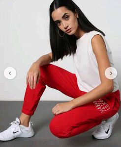 Red &#39;20 Sports&#39; Joggers