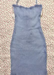 Blue Bodycon Mini Dress