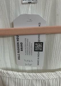 White Tank Top Striped In XXL