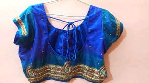 Blue Heavy Net Saree💙