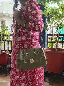 Olive Green Crossbody Bag