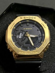 Casio G-Shock Watch Gm2100 Gold