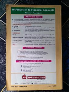 Textbook Of FYBMS(Introduction to financial accounts)