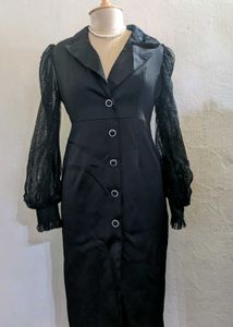 Black Collared Dress