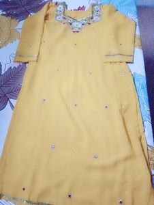 Embellished Suite With Heavy Dupatta