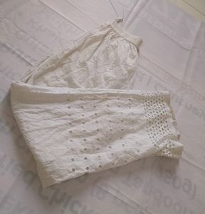 Chikankari Kurti  Plazo Set