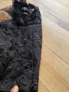 Net Embroidery Work Blouse