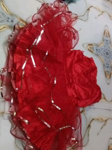 Red Sparkly Party Dress