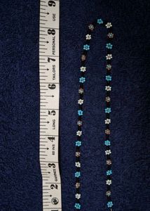 Beaded Black &amp; Blue Necklace