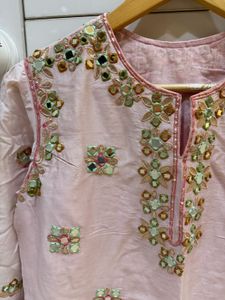 2 Piece Set Of Mirror Work Suit