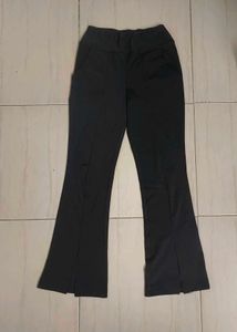 Stretchable Black Colour Yoga Pants