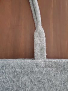 Rare Coca-Cola Gray Felt Tote Bag (Authentic)