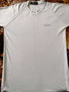 White 'Moments' Graphic  Full Sleeve Tee