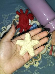 Crochet  Star Firsh Keychain