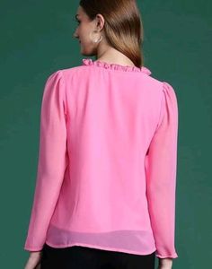 Pink Ruffle Top ❤️
