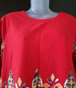 Embroidered Thai Cotton Tops