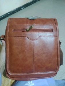 Stylish Men&#39;s Leather Sling Bag/ Cross Bag