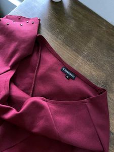 Red One Shoulder Dress