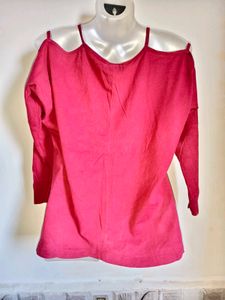 🎊Buy 1, Get 1 Free🎁Maroon 3/4 Sleeve Top