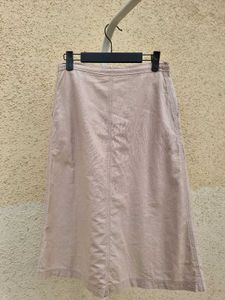 Linen Midi Skirt