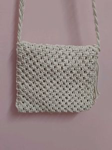 Macrame Crossbody Bag