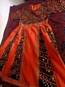 Mirror Work Anarkali Suit For Women 😍