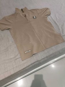 Stylish Tan Polo Shirt