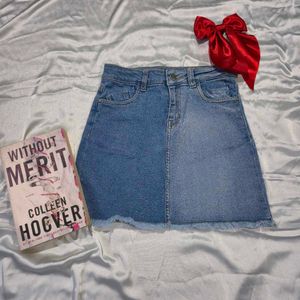 Double Shaded Mini Skirt